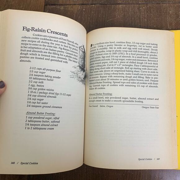 1993 VINTAGE America's Best State Fair Recipes Recipe‎ Book Cooking Canning Tips - Picture 8 of 11